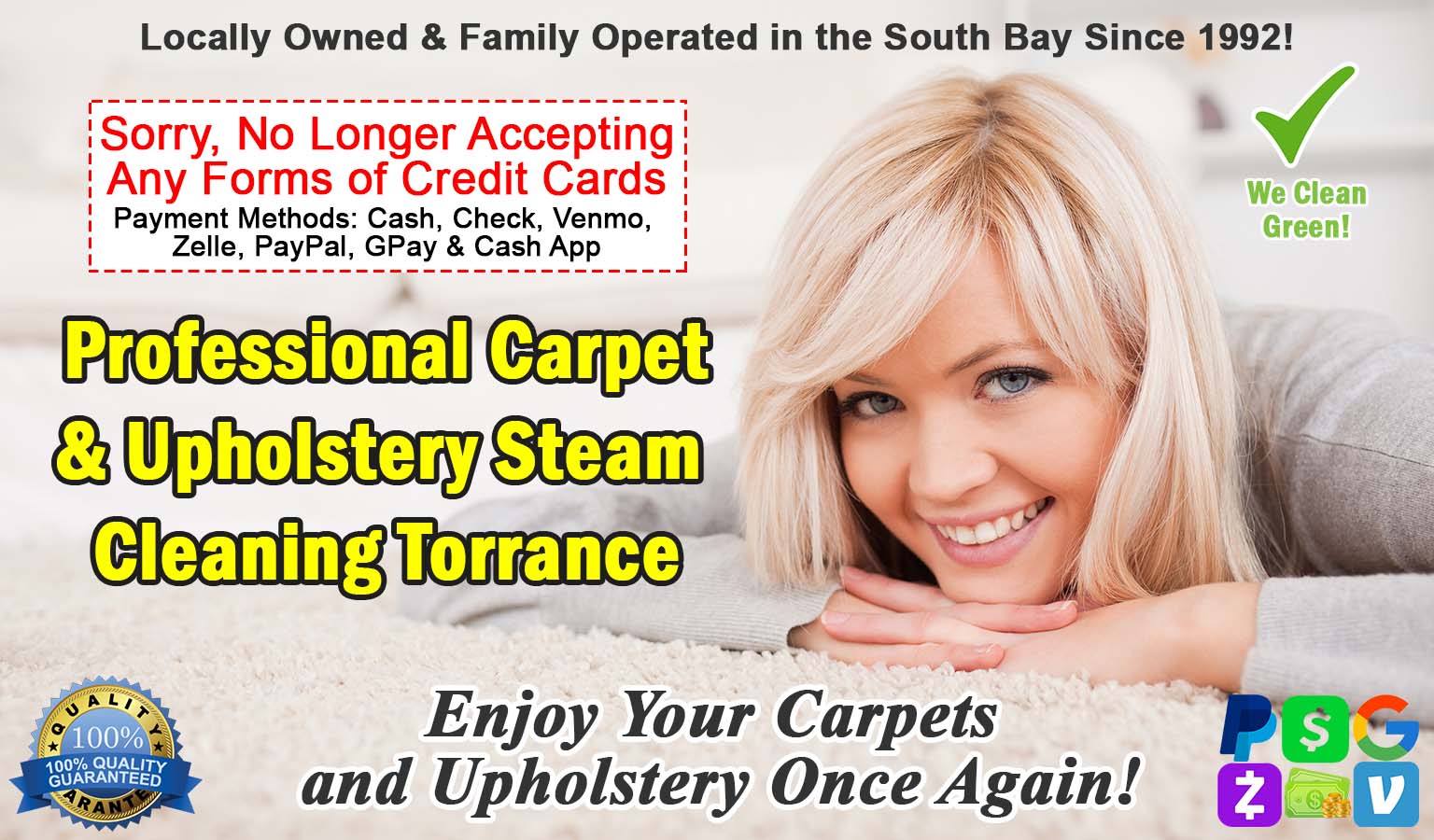 Carpet Cleaning and Upholstery Cleaning Torrance Ca